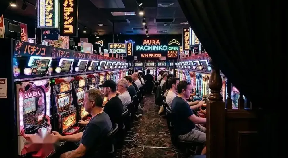 Instructor guiding a student through pachinko technique