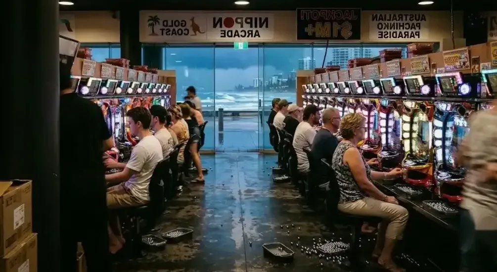 Late night machine row